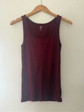 GAP Women's Tank Top - Deep Wine